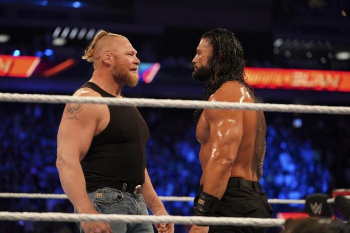 Roman Reigns and Brock Lesnar