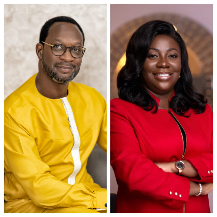 From Left, Selorm Adadevoh, CEO of MTN Ghana And Patricia Obo-Nai-CEO of Vodafone Ghana