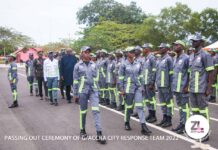 Accra City response team pass out Accra City Response Team (CRT)
