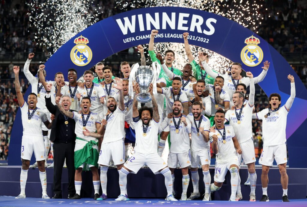 Real Madrid are 2022 UEFA Champions League Winners