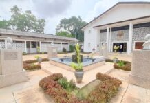 “Greatness from small beginnings: The Accra Academy Journey as an example” A picture of the Founders Court at Accra Academy (2021)