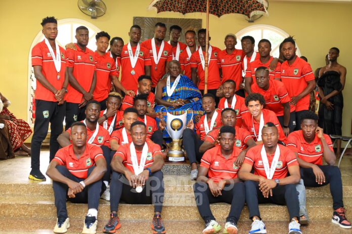 The Kumasi Asante Kotoko Winning Team