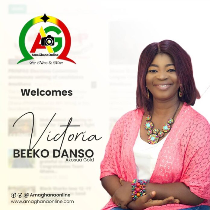 Victoria Beeko Danso of Akosua Gold TV