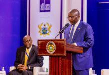 ATI and Government of Ghana sign RLSF MOU to promote access to reliable, clean, and affordable electricity in the country ATI Chief Executive Officer Manuel Moses (seated) with Ghana's Vice President Mahamudu Bawumia at the Company's AGM held June 2022 in Accra, Ghana.