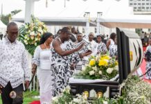 Bawumia, First Lady, Ex-Presidents join Dr. Agyepong to mourn Late Father