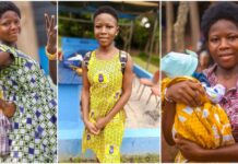 Beatrice Kenyo: 18-year-old mother writes BECE with her 5-month-old baby