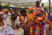 Elvis Afriyie Ankrah hails the chiefs and people of Anlo for promoting unity at HOGBETSOTSO ZA