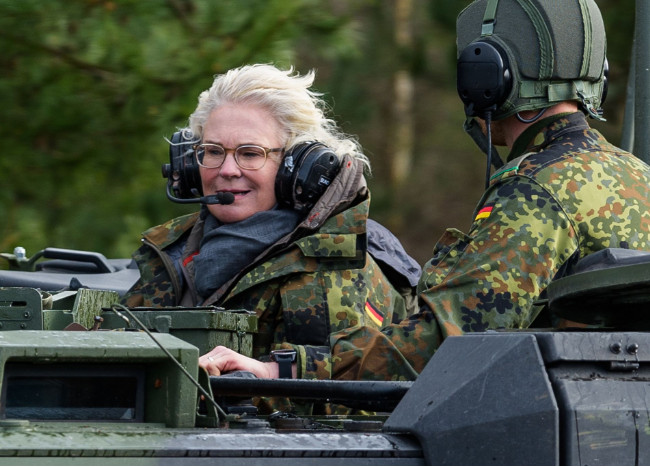 German Defence Minister Lambrecht