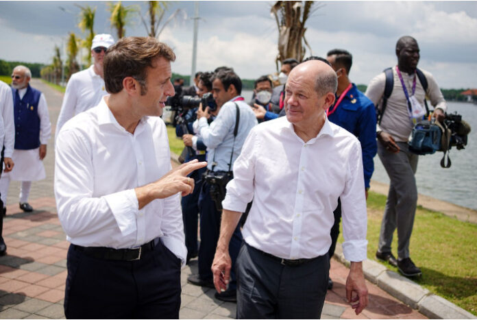 Olaf Scholz, And Emmanuel Macron,