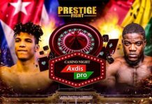 WBO Global Cruiserweight Championship: Lenar Perez (Cuba) Versus Jacob Dickson (Ghana) Lenar Perez (Cuba) Versus Jacob Dickson (Ghana)