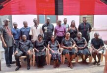 Ghana Olympic Committee board mourns with the family of late Judo President Emmanuel Tetteh