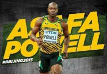 Asafa Powell arrives in Ghana on a visit from Jamaica Asafa Powell
