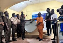 MultiChoice Ghana Presents DStv Decoder/TV to Senior Correctional Centre In Accra