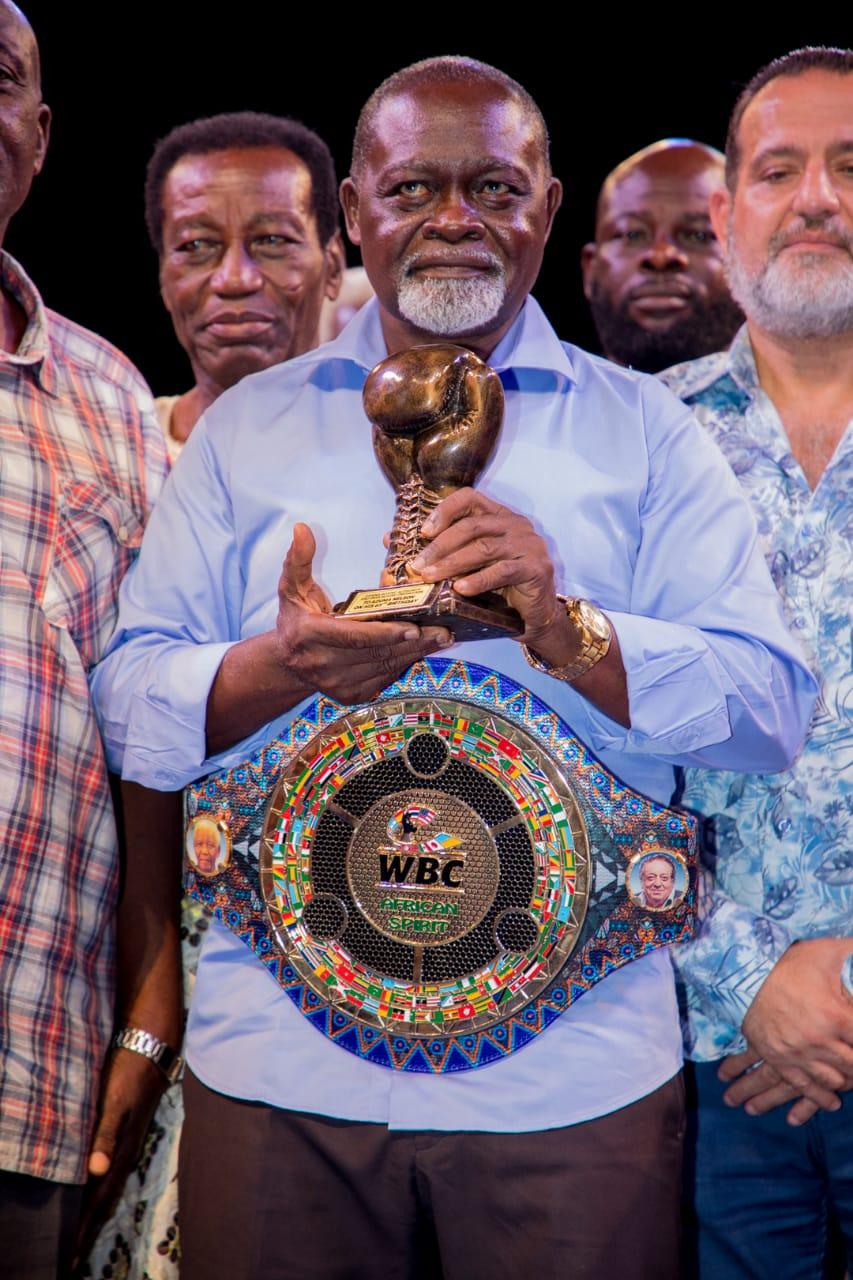 WBC Cares and Wisdom Boxing Gym honours Professor Azumah Nelson