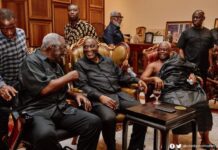 Demise of Theresa Kufuor: Alan Visits President Kufuor And Family