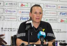 Coach Nora Hauptle wins 8th consecutive game as Benin lose by three goals to Ghana