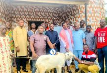 Lawyer Ralph Poku-Adusei Presents Ram To Muslim Communities As Part Of Eid-ul-Adha