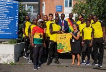 Ghanaian Athletes And Officials Present Gift To CREPS In Strasbourg