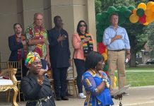 Minister Dr. Seiwaah Kyei Amazes NEGfest Diaspora Attendees With A Perfect Rendition Of US And Ghana National Anthems