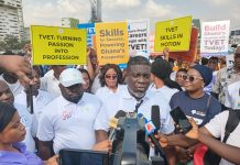 Ghana TVET Service Campaign Float Garners Support For Dr. Bawumia; Boosts Skill Training Awareness