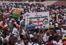 Bawumia Calls Out Mahama, NDC To Restrain Supporters From Attacking Innocent Ghanaians; Looting State Resources