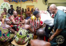 MTN FA Cup Champions Asante Kotoko Present Trophy To Asantehene