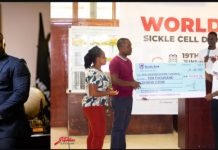 World Sickle Cell Day: Stephen Essoun Foundation Donates To Shai Osudoku District Hospital