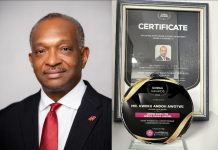 UBA Ghana Board Chair Honoured As Most Financially Responsible Corporate Chairman