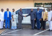 Assemblies Of God Ghana’s General Council Donates Vehicle To Brong Ahafo Region “B”