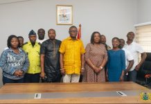 Hon. Kofi Adams Meets New Ghana Boxing Federation Board
