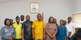 Hon. Kofi Adams Meets New Ghana Boxing Federation Board