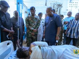 Mahama Visits Ghanaians Who Survived Burkina Faso Terrorist Attack
