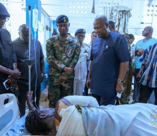 Mahama Visits Ghanaians Who Survived Burkina Faso Terrorist Attack