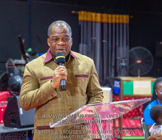 Rev. Stephen Wengam, Wife Sponsor Free Medical Outreach For Retired Ministers, Widows