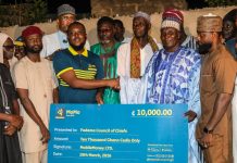 Eid Mubarak: Mobile Money LTD. Supports Muslim Community Council At Fadama