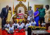 Asantehene Welcomes Members Of The May 9 Foundation And Some Children From The Shen Yang And Shen Yuet Children’s Heart Foundation