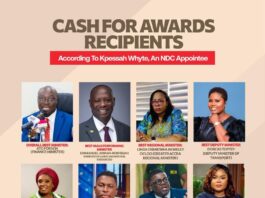 Big Events Ghana Awarding Failure: NPP GERMANY Roasts Cash For Awards Beneficiaries