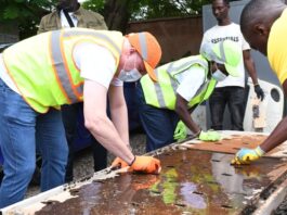 Leading By Example: Stephen Blewett Joins MTN Volunteers To Refurbish Hospital Beds, Improve Patient Care