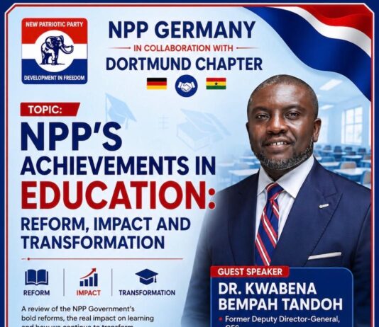 NPP Germany Partner With Dortmund Chapter To Host Policy Dialogue On Education Reforms And Achievements