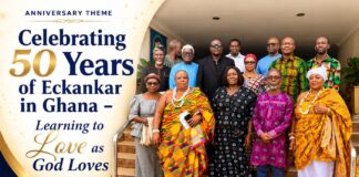 Hon. Rita Naa Odoley Sowah Commends ECKANKAR’s 50 Years Of Spiritual Service, Peacebuilding, Moral Development In Ghana