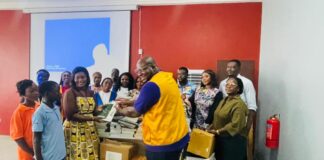 Accra Golden Lions Club Gifts Over 1,000 Books To Young Readers