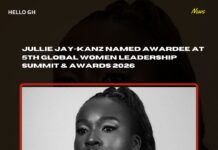 Ghana’s Blogger, Humanitarian Jullie Jay-Kanz Honored At 2026 Global Women Leadership Summit & Awards
