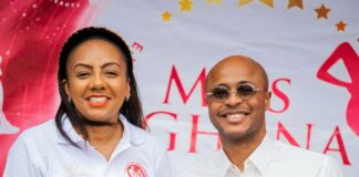 Andre Ayew Joins Miss Ghana Foundation Mentorship Programme, Inspires Schoolchildren To Take Their Studies Seriously