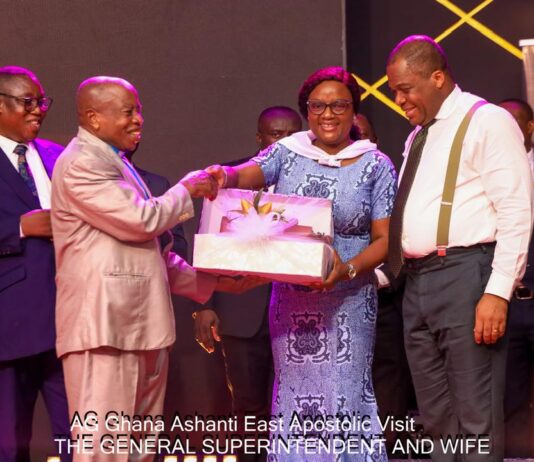 Rev. Wengam And Wife Climax 4th Apostolic Visit To Ashanti East Region