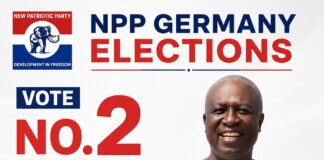 Nana Osei Boateng Rallies For Retention On Number 2 Ballot Ahead Of NPP GERMANY National Branch Elections