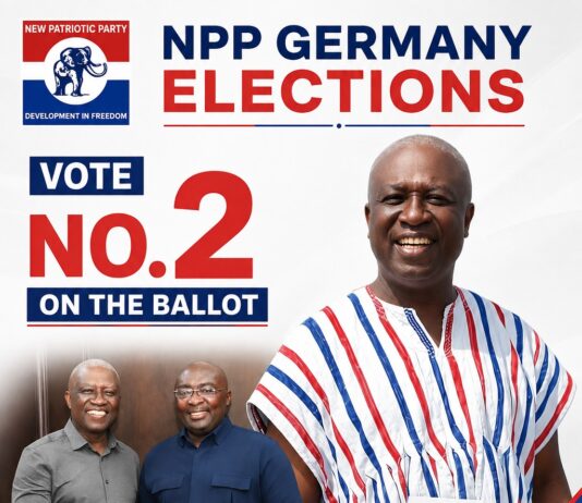 Nana Osei Boateng Rallies For Retention On Number 2 Ballot Ahead Of NPP GERMANY National Branch Elections