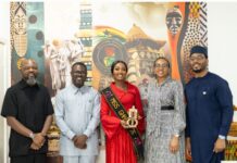 Diaspora Affairs, GTA Present Ghana’s Official Charity Auction Gift To Miss Ghana Ahead Of 75th Miss World Festival