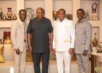 Newly Elected Assemblies Of God, Ghana Executive Presbytery Officers Call On President Mahama