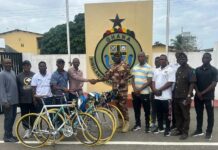 Boost For Prison Sports As ACNS, Ghana Cycling Donate Bicycles To Ghana Prisons