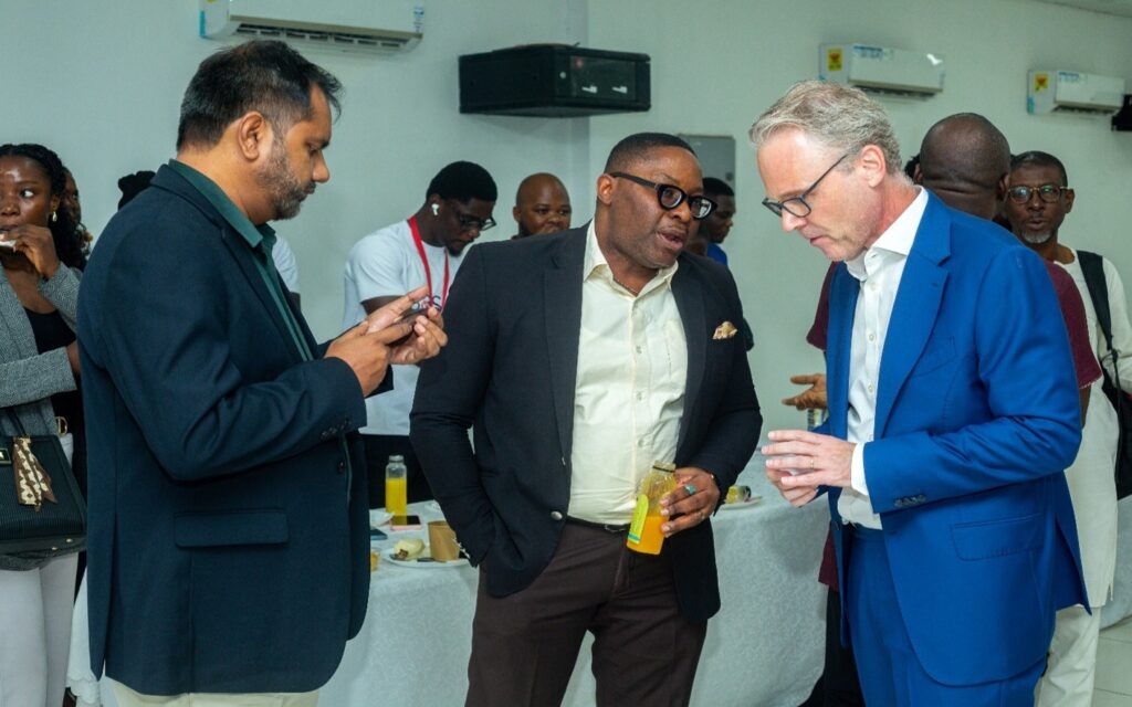 Stakeholders present at the BOSAG High Level Government Industry Roundtable discussion in a warm engagement at the event